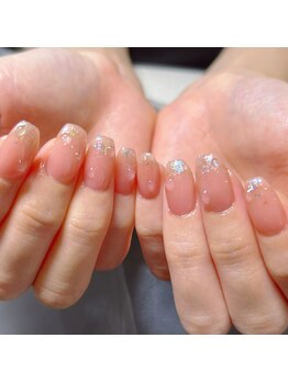 ネイルサロン リン(Lin)/シンプルキラキラ