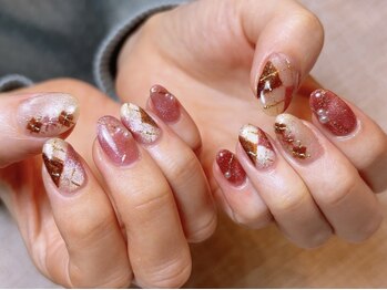 ネイルサロン タノ(Tano)の写真/【パラジェル・シャイニージェル専門】手元が可愛いと気分が上がる♪持ちも良いので気合の入れたい日にも◎