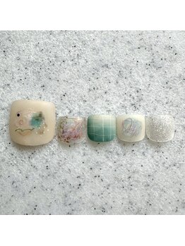 foot nail &nbsp;design