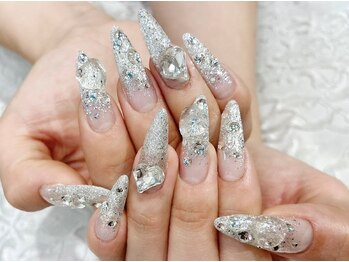 スカルプラメグラ10本アート♪