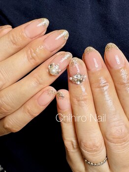 チヒロネイル/ビジューネイル