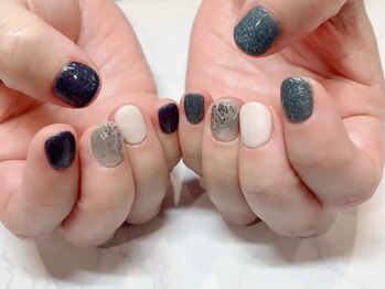 アンジュネイル(Angenail)/秋色くすみカラー