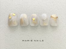 マリーネイルズ 大阪梅田店(MARIE NAILS)/新規 7000円 0410c シンプル
