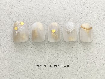 マリーネイルズ 大阪梅田店(MARIE NAILS)/新規 7000円 0410c シンプル