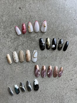 ビスチェ(VISCHE)/成人式ネイルサンプル