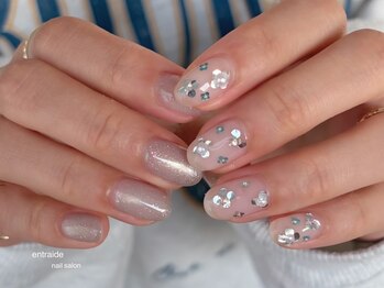 ホログラムフラワー×マグネット