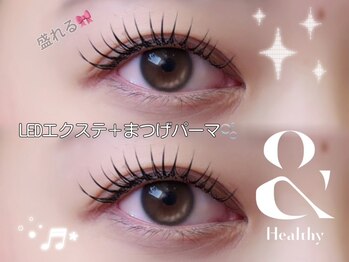 アランチャンティック(Alam Cantik)の写真/自然な仕上がりになる新技術のデザインパーマで話題の&healthy(アンドヘルシー)♪¥8,800[まつげパーマ]