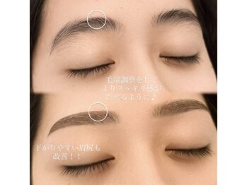 ルノン(Lunon)の写真/ワックスからメイク仕上げまでお任せください!似合う眉毛が見つけられる♪アイブロウ/眉毛ワックス/眉毛