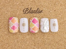 モロッコ風タイルネイル