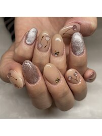 さくらんぼネイル