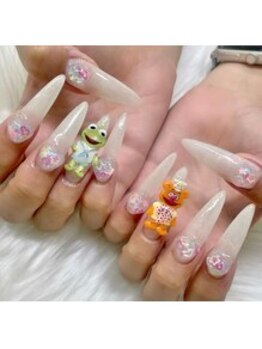 プリュム(Plume)/3D/推しネイル/キャラクター