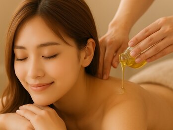 雨音庵の写真/アロマの香りに包まれ、完全個室でゆったりとしたストロークで極上の癒やし体験を♪