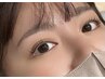 【朝のメイクがラクになる♪】束感まつげパーマ【上下】+美眉ワックス ¥10000
