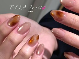 秋/べっ甲ネイル