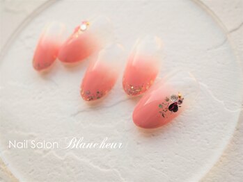 ネイルサロン ブランシュール(Nail Salon Blancheur)/くすみピンクのグラデーション