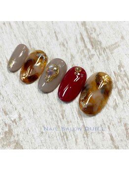 ネイルサロン クイル(QUILL)/１１月べっ甲（２）