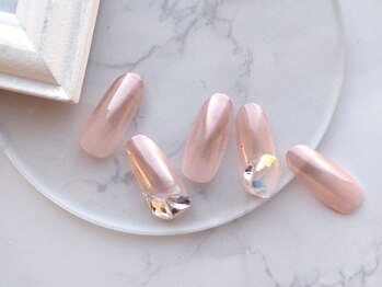 ネイル スパ ココプラス(Nail spa Cocoplus)/キラキラ大人ワンホン¥9000