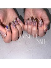 ジゼルネイル(Gisele Nail)/フラッシュ×うるうるストーン