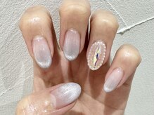 クォーターリゾートネイル(QUARTER RESORT nail)/水光マグネイル☆