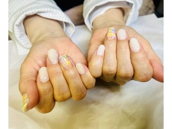 ほの花/涼しげチェック