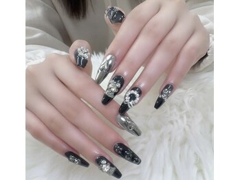 ハラ(Hara)/ミラー　黒色　つけ放題