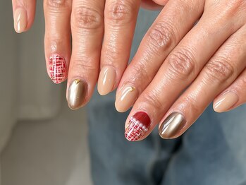 ワンアンドオンリー(One&Only)/ツイードネイル