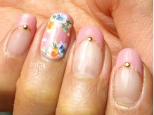 ネイルスタジオ ジャミン(Nail Studio Jammin)/クラシックフラワーネイル