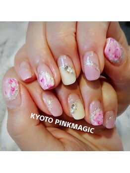 ピンクマジック(PINKMAGIC)/マーブルネイル