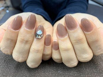 ネイルサロン アンド スクール アールジェイビー(Nailsalon&School Rjb)/シンプルワンカラー