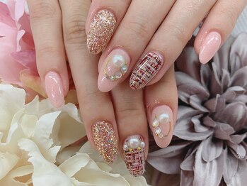 ディーネイル 天王寺(D-nail)/(松崎)ツイードアート