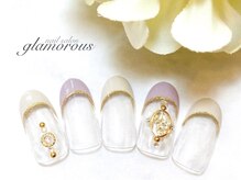 ネイルグラマラス 西新井店/《パラジェル》大人フレンチ