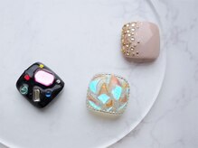 ネイル スパ ココプラス(Nail spa Cocoplus)/フット親指×ストーンネイル
