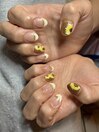 夏に向けてひまわりネイル