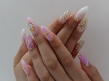 ネイルサロンミキ 横浜(MIKI)/大理石柄タイダイ柄ヒトデシェル