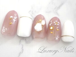 カジュアル＊パーツフラワーNail
