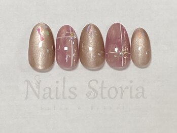 ネイルズ ストーリア(Nails Storia Salon&School)/シンプルデザイン