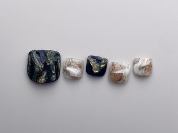 クレモアネイル 池袋西口店(CLEMORE NAIL)/色鉛筆×モダンネイル