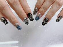ネイル ファンシーファング(nail_fancy_fang)/手描きアート