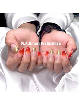 エヌエービー(N.A.B.)/グラデーションネイル