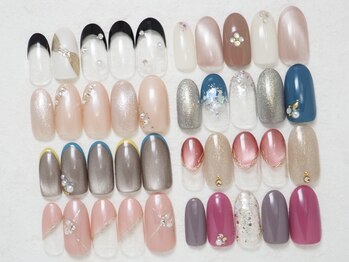 シックネイル(CHIC nail)の写真/200種☆モチもデザインもこだわりたいあなたに♪ミラー,マグネットなど【デザインコース￥6980～】