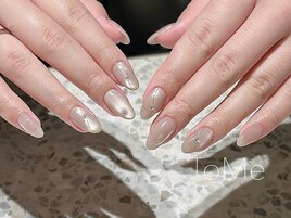 上品マグネットネイル シンプル