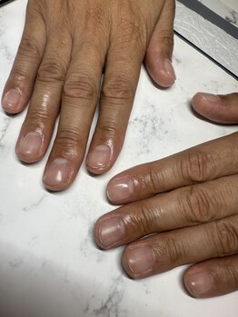 メンズクリアマット仕上げ