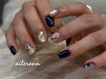 エールルーム 中目黒(aileroom)/ネイビー×ホワイト