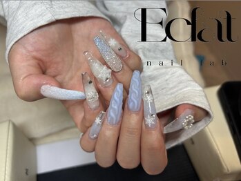 エクラ 大阪梅田(Eclat)/冬っぽキラキラネイル