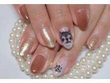 マジョラム ネイル(Marjoram Nail)/愛犬描きます