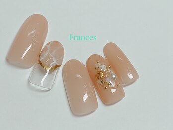 フランセス(Frances)/新作　大理石ネイル