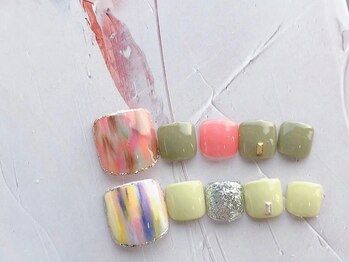 ネイルサロン ブリオン(Nail Salon Bullion)/エスニックマーブルネイル