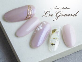 ルグラン(LU GRAND)/グレージュネイル