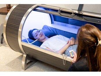 水素浴カプセル専門サロン エイミー 銀座店(Aimy GINZA)/カプセル内のご説明