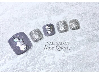 ローズクォーツ(Rose Quartz)/フット定額Aアートコース ¥8,000